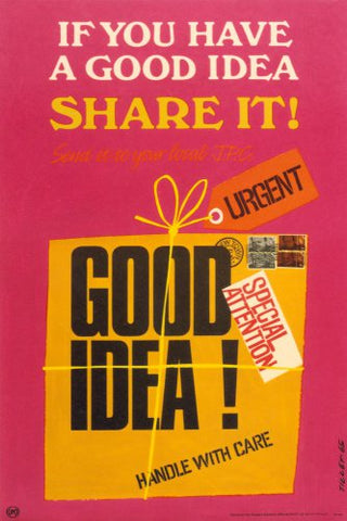 If you have a good idea share it! Send it to your local JPC