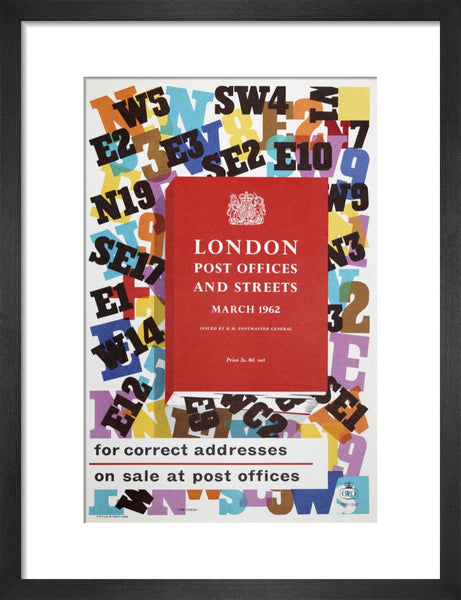 London Post Offices and Streets – The Postal Museum Posters