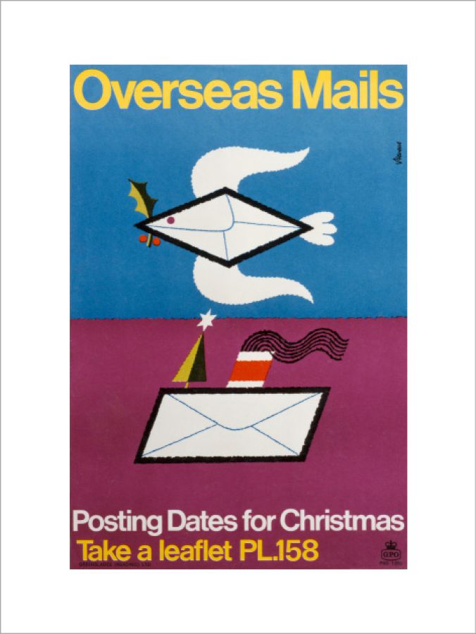 Overseas mails posting dates for Christmas The Postal Museum Posters