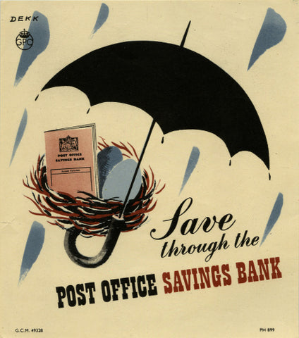 Save through the Post Office Savings Bank