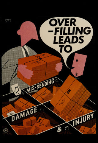 Over-filling leads to mis-sending, damage and injury
