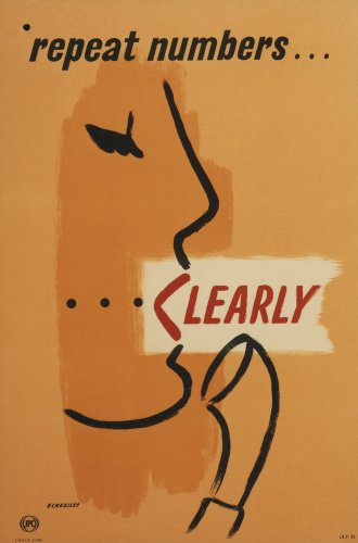 Repeat numbers clearly – The Postal Museum Posters