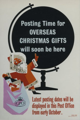 Posting time for overseas Christmas gifts will soon be here
